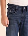 U.S. Polo Assn. Kids Boys Slim Fit Blue Jeans