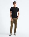 Flying Machine Slash Slim Tapered Fit Solid Chinos