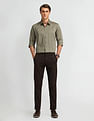 Arrow Newyork Manhattan Slim Fit Vertical Striped Shirt