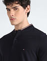 Tommy Hilfiger Signature Mandarin Collar Slim Polo Shirt
