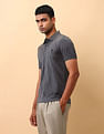 U.S. Polo Assn. Textured Slim Fit Polo Shirt