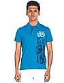 U.S. Polo Assn. Denim Co. Brand Print Pique Polo Shirt