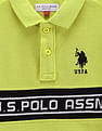U.S. Polo Assn. Kids Brand Taped Cotton Polo Shirt