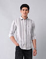 U.S. Polo Assn. Denim Co. Vertical Striped Pure Cotton Shirt