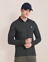 U.S. Polo Assn. Solid Long Sleeve Polo Shirt