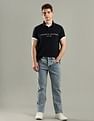 Tommy Hilfiger Embroidered Logo Regular-Fit Cotton Polo T-Shirt