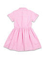 U.S. Polo Assn. Kids Girls Vertical Striped Shirt Dress