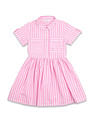 U.S. Polo Assn. Kids Girls Vertical Striped Shirt Dress