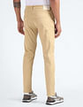 Flying Machine Mid Rise Slash Slim Tapered Jeans