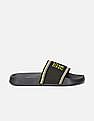 U.S. Polo Assn. Men Open Toe Tipped Lightweight Breyton Slides