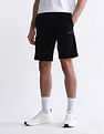 USPA Active Solid Slim Fit Active Shorts