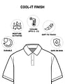 AD by Arvind Floral Print COOL-IT Real Deal Polo Shirt
