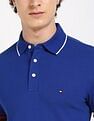Tommy Hilfiger Solid Slim-Fit Cotton Polo Shirt