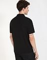 Calvin Klein Jeans Striped Regular-Fit Polyester Polo T-Shirt