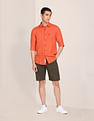 U.S. Polo Assn. Button Down Collar Linen Shirt