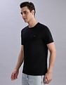 Tommy Hilfiger Solid Regular-Fit Polyester T-Shirts
