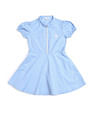 U.S. Polo Assn. Kids Girls Embroidered Fit & Flare Dress