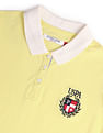 U.S. Polo Assn. Women Contrast Collar Crest Polo Shirt