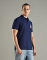 Tommy Hilfiger Solid Regular Fit Cotton Polo T-Shirt