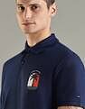 Tommy Hilfiger Solid Regular Fit Cotton Polo T-Shirt