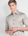 Flying Machine Geometric Print Twill Shirt