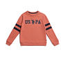 U.S. Polo Assn. Kids Boys Brand Printed Regular Fit Sweatshirt