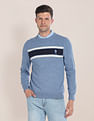 U.S. Polo Assn. Crew Neck Horizontal Stripe Sweater