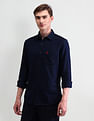 U.S. Polo Assn. Denim Co. Slim Dobby Solid Shirt