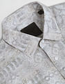 Arrow Motif Print Regular Fit Shirt