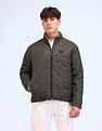 Flying Machine Regular Fit Solid Padded Jacket