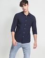 Flying Machine Horizontal Stripe Cotton Shirt