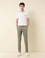 U.S. Polo Assn. Textured Austin Slim Fit Twill Trousers