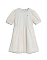 Tommy Hilfiger Kids Girls Punto Tule Layered Festive Dress