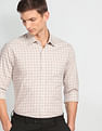 Arrow Tartan Check Manhattan Slim Fit Shirt