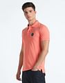 Flying Machine Appliqued Pique Polo Shirt