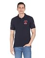 AD by Arvind Solid Sporty Polo Shirt