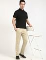 Tommy Hilfiger Solid Regular-Fit Cotton Polo T-Shirt