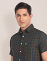 U.S. Polo Assn. Short Sleeve Plaid Check Shirt