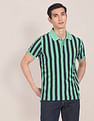 U.S. Polo Assn. Pique Striped Polo Shirt