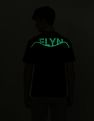 Flying Machine Digitopia Glow In Dark Brand Printed T-Shirt