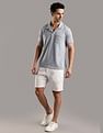 Tommy Hilfiger Printed Regular-Fit Cotton Polo T-Shirt