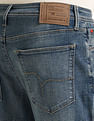Flying Machine Mankle Relax Tapered Fit Distressed Jeans