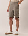 U.S. Polo Assn. Denim Co. Solid Regular Fit Cargo Shorts