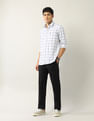 Arrow Sport Grid Tattersall Checked Pure Cotton Shirt