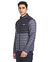 Flying Machine High Neck Colour Block Jacket