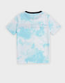 Tommy Hilfiger Kids Boys Tie & Dye Regular Fit Cotton T-Shirt