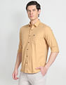 Arrow Sports Heathered Herringbone Shirt