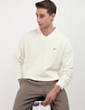 Calvin Klein Jeans Boucle Relaxed Fit V-neck Sweater