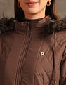 U.S. Polo Assn. Women Hooded Solid Padded Jacket