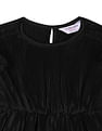 U.S. Polo Assn. Kids Flutter Sleeve Fit And Flare Dress